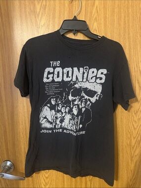 The Goonies Black Graphic Tee - Short Sleeve